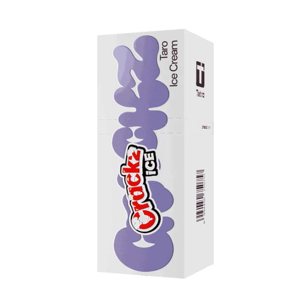 liquid crackz ice taro ice cream