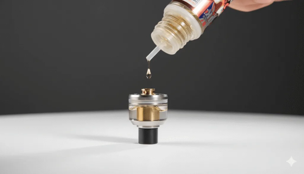 lakukan priming sebagai cara mengatasi burn taste vape