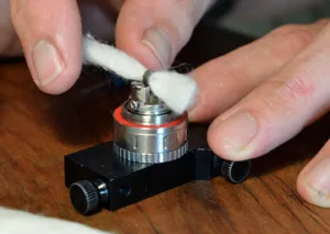 cara ganti kapas vape