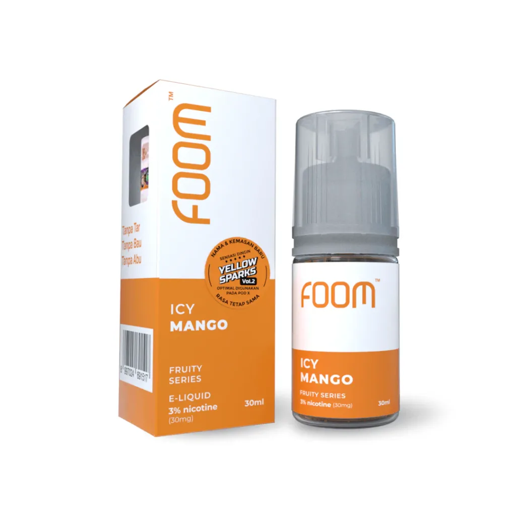 liquid rasa manggo foom icy manggo