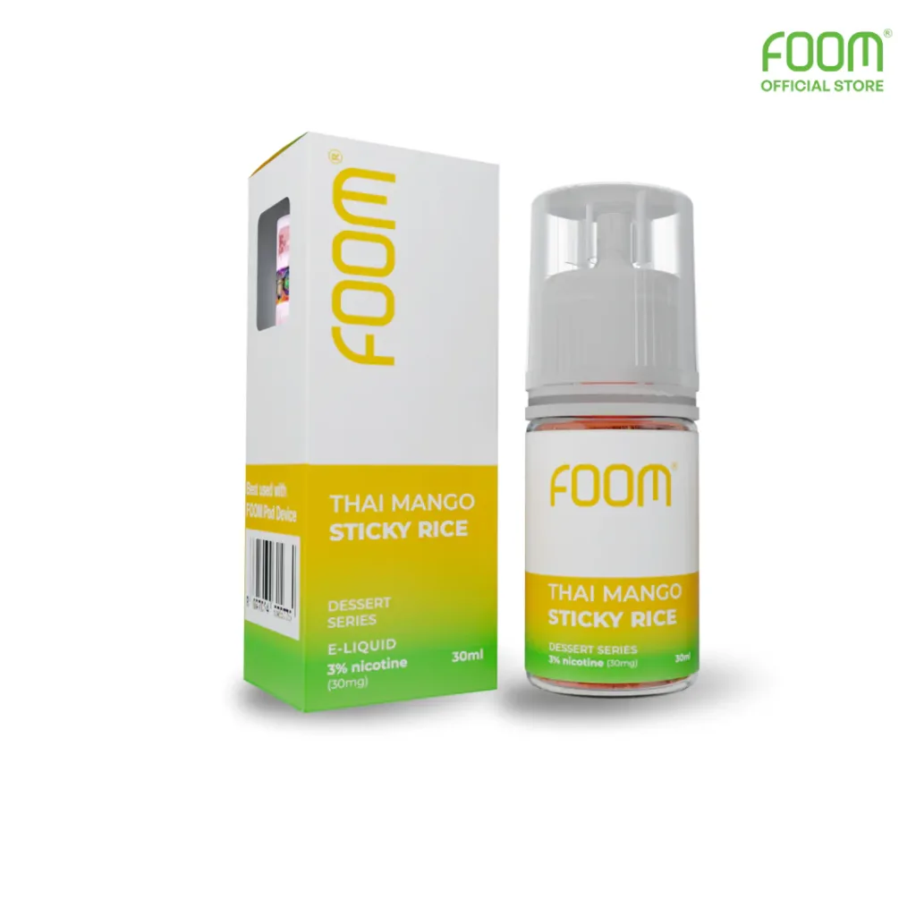 Mango sticky rice liquid foom salt nic