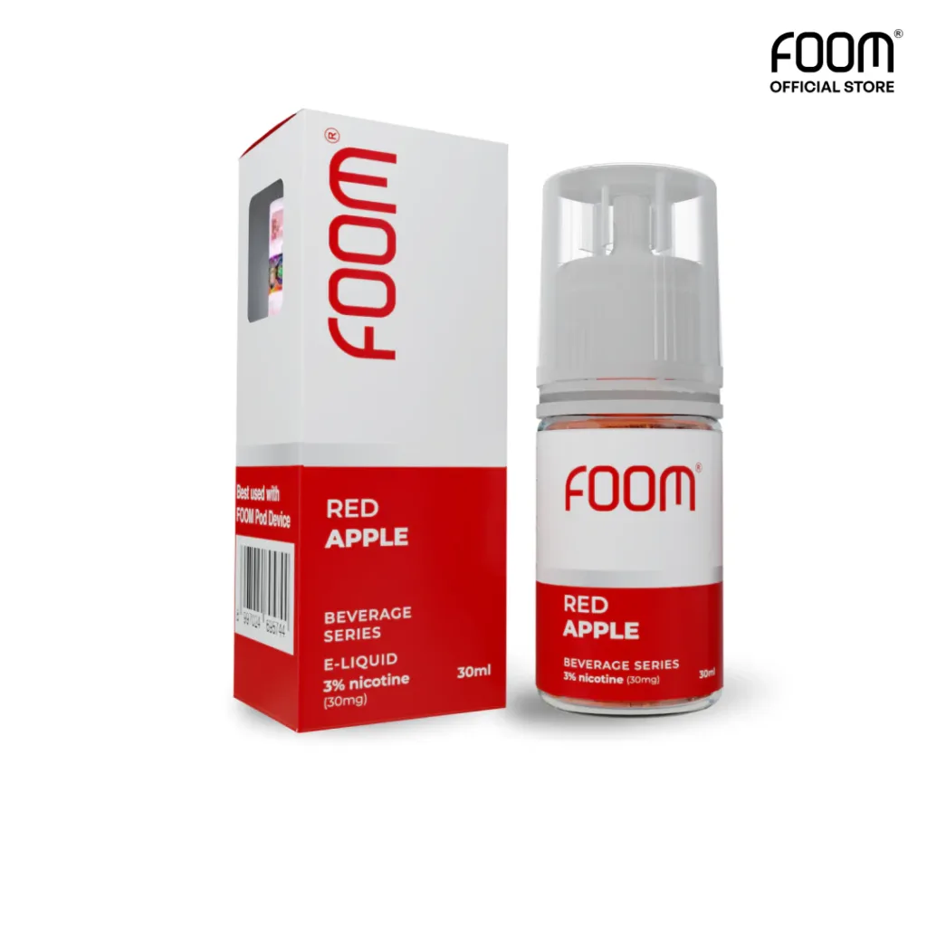 Liquid foom salt nic Red Apple - Beverage Series