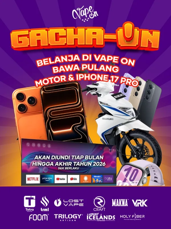 Promo Gacha On Vape On Diskon Toko Vape 2026