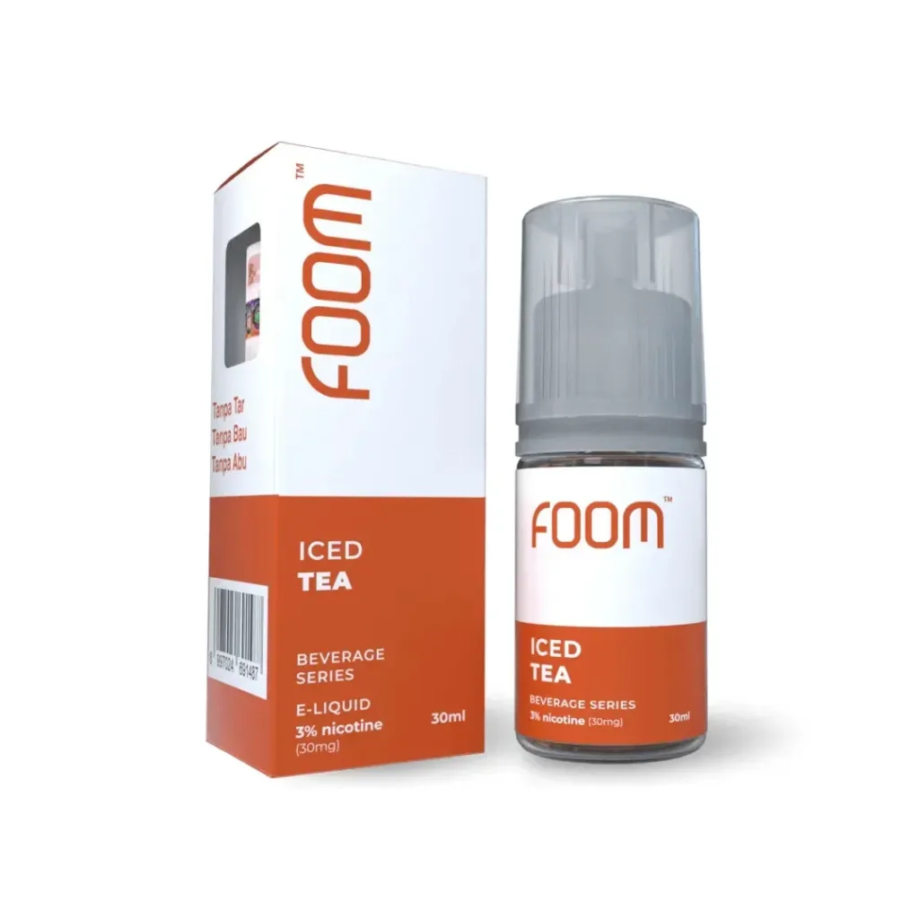 Liquid es teh FOOM rasa Iced Tea
