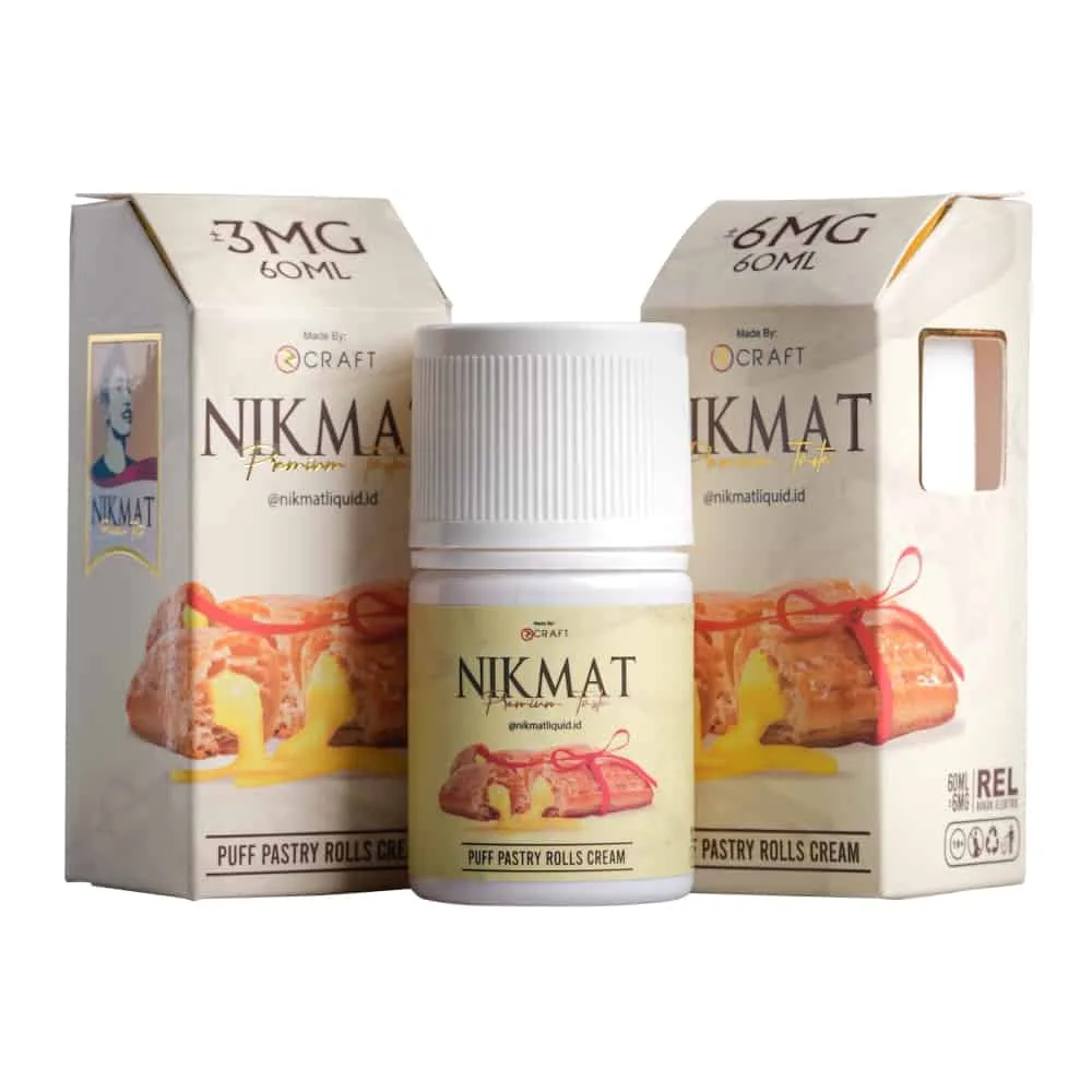 Liquid Rasa Coklat Nikmat V1 Puff Pastry Roll Cream
