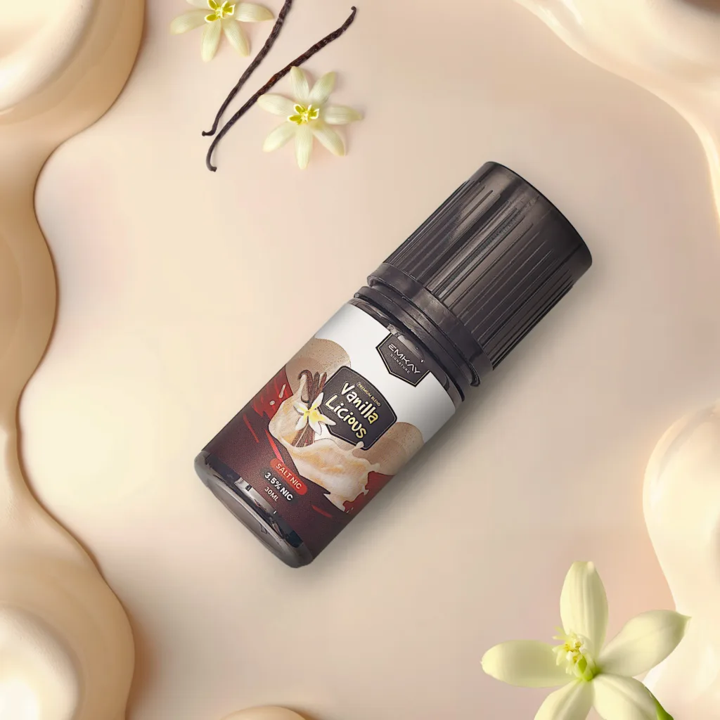 Vanillalicious Saltnic Liquid Rasa Coklat dari EMKAY