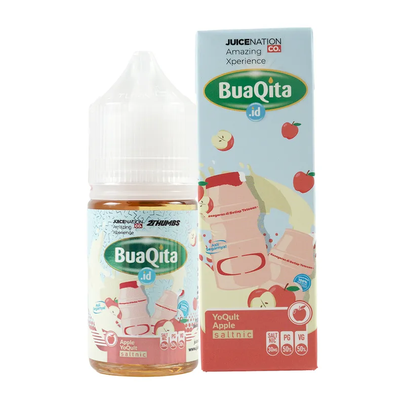 BUAQITA SALT YOQULT APPLE 30ML 30MG