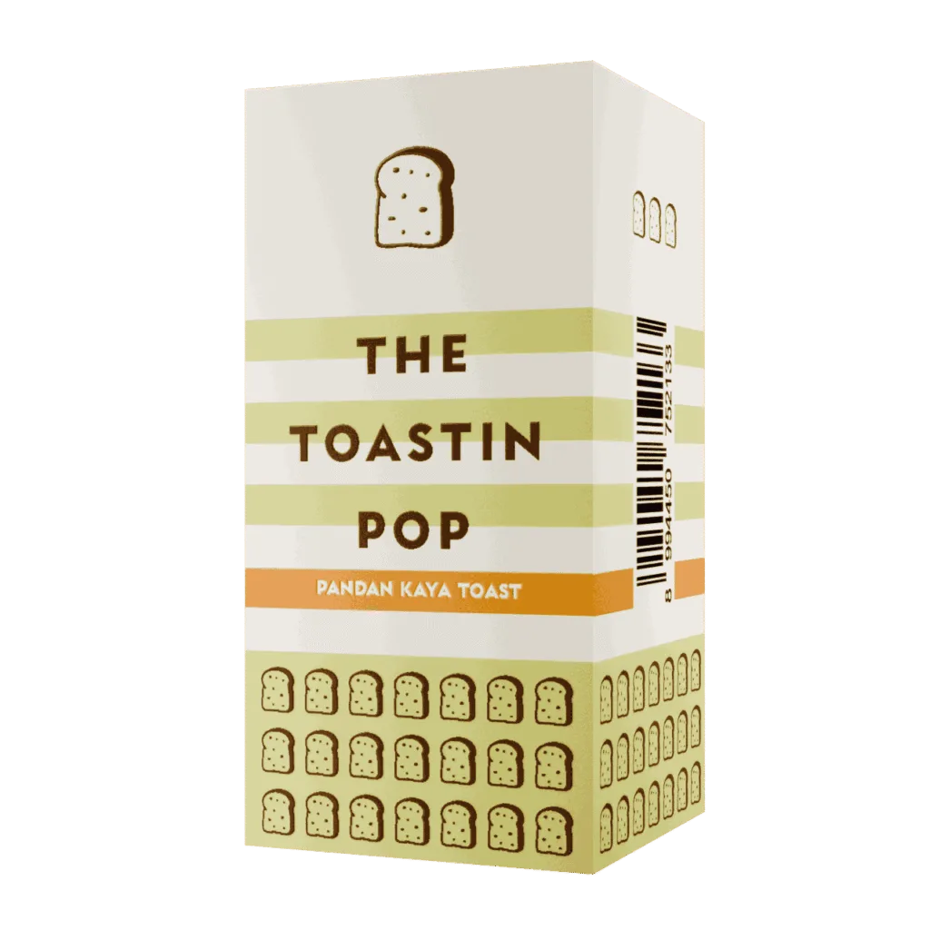 the toastin pop pandan kaya toast freebase