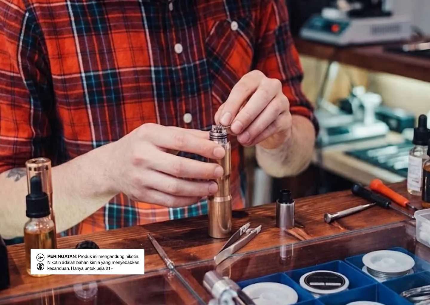 cara membersihkan coil pada mod