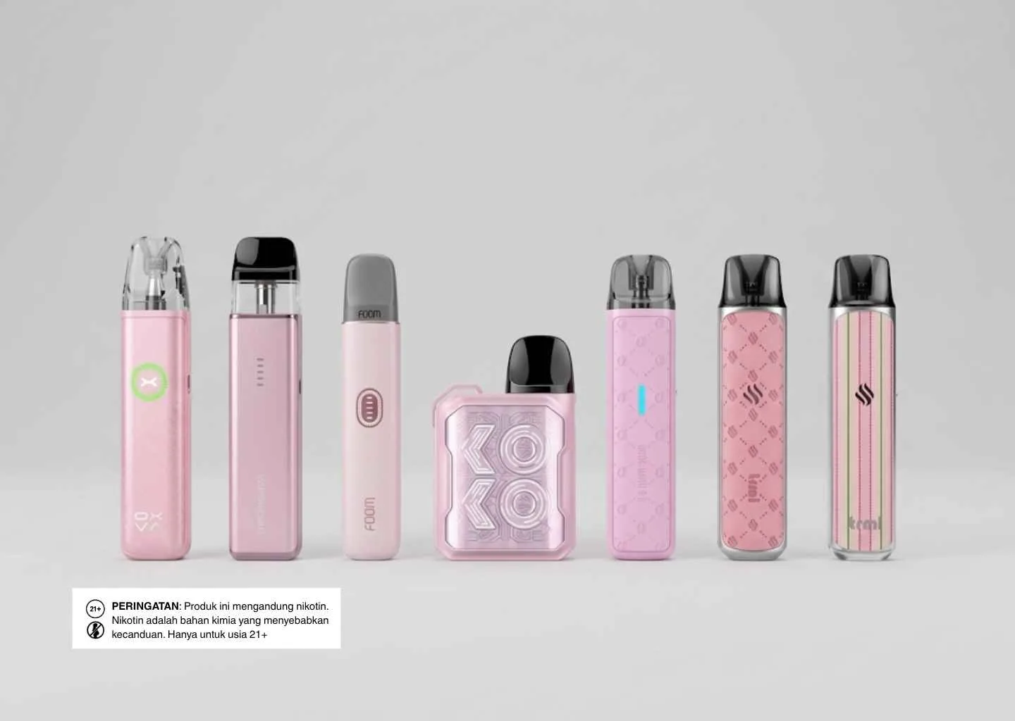 rekomendasi pod warna pink